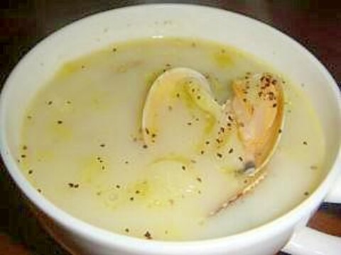 クラムチャウダー風スープ